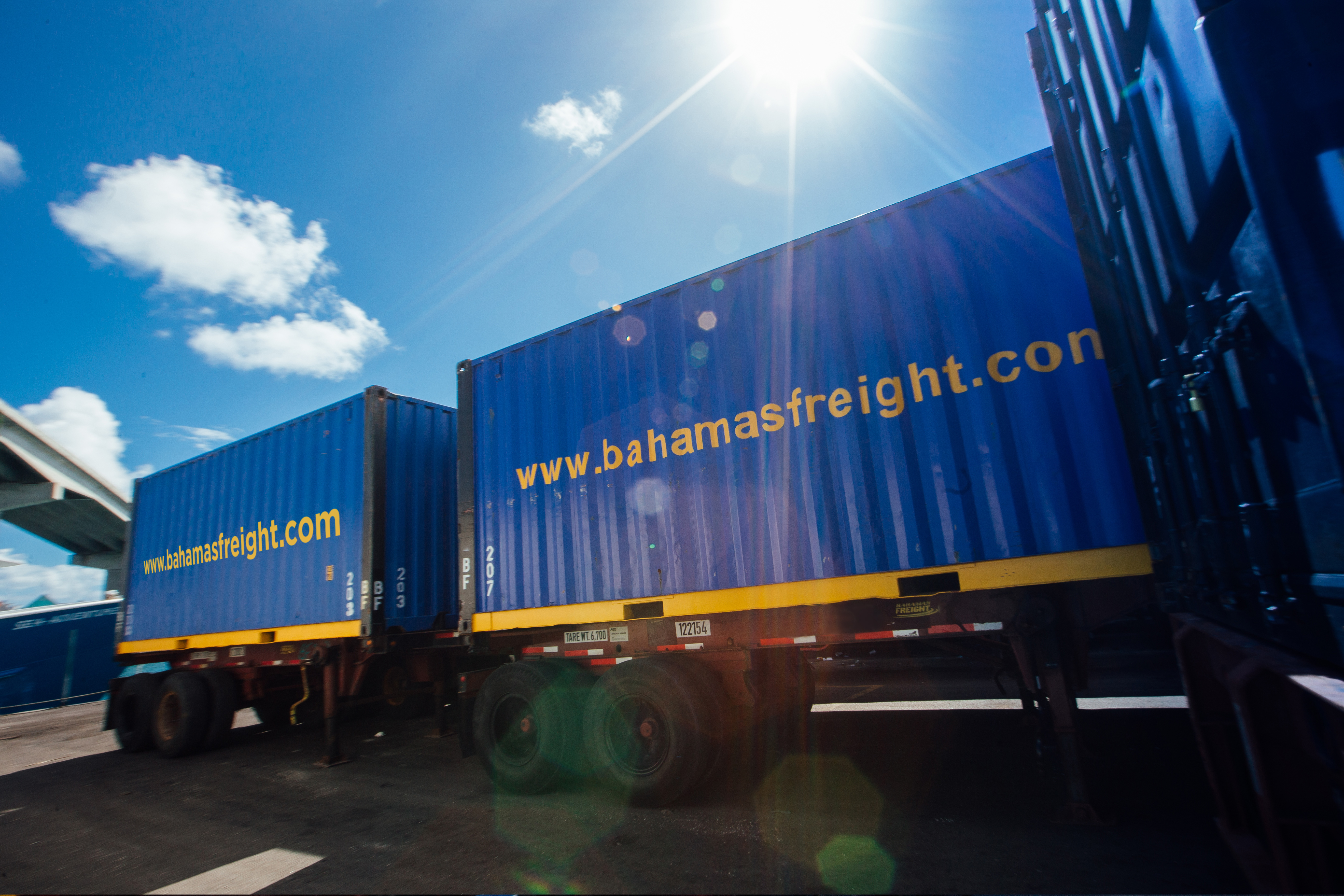 Bahamas Freight containers